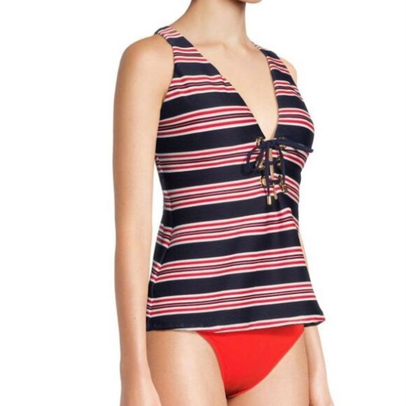 La Blanca NWT Sailor Tankini Top 20W - Picture 4 of 9
